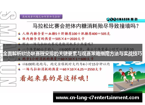 全面解析欧协联赛程安排的关键要素与观赛策略指南方法与实战技巧